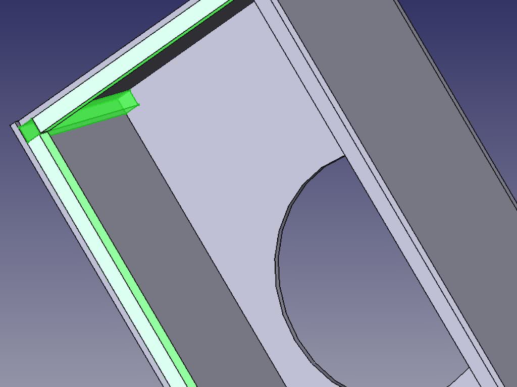 Ansaugbox für Zweischlauchbetrieb in CAD