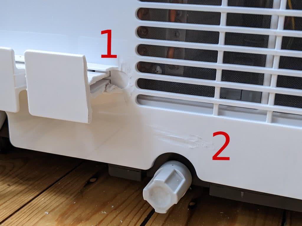 Bearbeitetes Midea Silent Cool 26 Pro Klimaanlagen-Gehaeuse